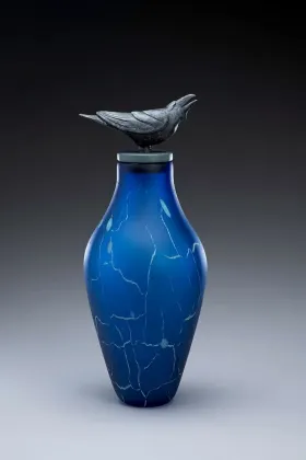 Raven Song Spirit Jar [alt view]